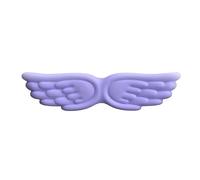 Repose-poignets pour clavier Keyboard Mouse Wrist Rest Angel Wing Memory Foam Pad Set Support Ergonomic Non-Slip For Office PC Laptop Easy Typing pour Office(Purple Long)