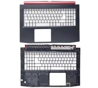Repose-Poignets pour Ordinateur Portable pour Acer pour Nitro 5 AN515-51 AN515-51-54FV (Version sergé) | NH.Q2SEK.002 AN515-51-5082/72HL/775C/77AB Noir Neuf avec Cache-charnière Rouge