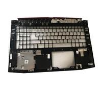 Repose-Poignets pour Ordinateur Portable pour Acer pour Nitro 5 AN515-52 AN515-52-53H0/52BX/56Y5 AN515-52-738F (Version brossée), Noir, Neuf avec Cache-charnière Rouge.