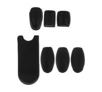 Repose-pouce de Saxophone en Silicone Noir pour Alto, Gauche et Droit | Coussin Latéral pour Clés, Absorption Sueur, Usage École et Scène, pour Musiciens et Étudiants