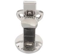 Repose-pouce Réglable pour Clarinette, Alliage de Zinc, Argenté | Deux Trous de Fixation, Grand Appui Rond sans Vis, pour Clarinettiste Débutant, Accessoires D’enseignement