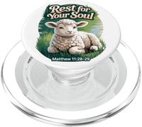 Repose pour Ton âme/Matthieu 11/Agneau paisible au Bord de l'eau PopSockets PopGrip pour MagSafe