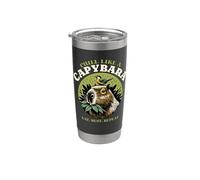 Repose-repas Chill Like a Capybara, design répétitif Gobelet isotherme en acier inoxydable double paroi
