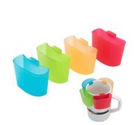 Repose-Sachet De Thé 4 Pièces Colorées Petit Paquet | Supports Pour Sachets De Thé À Accrocher Au Bord De Tasse Pour Cuisine Chambre Salon Bureau Maison De Campagne Restaurant