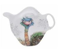 Repose Sachet de thé - Motif Autruche regardant au Loin avec Ses Yeux perçants - mélamine de qualité