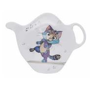 Repose Sachet de thé - Motif Chat Qui Danse sur la Musique - mélamine de qualité