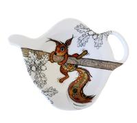 Repose Sachet de thé - Motif écureuil sur sa Branche - mélamine de qualité