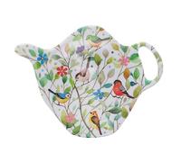 Repose Sachet de thé - Motif Oiseaux Multicolores dans Les feuillages - mélamine de qualité