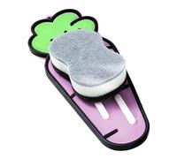 Repose-spatule | Repose-Pieds résistant à la Chaleur en Forme de Carotte | Tampon de séchage de Vaisselle, pour comptoir de Cuisine, spatule, Couvercle de Pot, Planche à découper, Savon