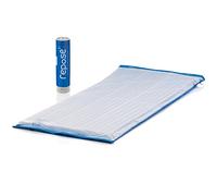Repose - Surmatelas simple pour soulager la pression et pompe manuelle - Matelas gonflable pour lit simple - Aide à la prévention des escarres et des escarres
