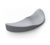 Reposes-poignets 2Pcs Ergonomic Mouse Pad Wrist Brace Silicone Gaming Anti Slip For Apply(Grey)