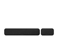 Reposes-poignets Keyboard Mouse Wrist Rest Ergonomic Office Typing Protect Relax Memory Foam Pad Computer Notebook(Black medium small)