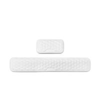 Reposes-poignets Wrist Rest For Keyboard And Mouse Computer Ergonomic Support Pad Soft Memory Foam Arm Cushion For Desk Palm Hand Office(Long and short white)