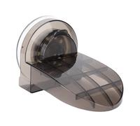 Reposez-vous pour une Douche, Pas de Douche de Forage pour Raser la Jambe Repos du Pied la Salle Bain avec Aspiration d'Aspiration (Noir transparent)