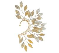 Repouleur d'oreille en or, poignets d'oreille à elfes gauche simples, bijoux non perçants, feuilles ' en or vintage et boucles 'oreilles pour femmes