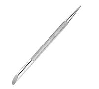 Repousse-cuticules en acier inoxydable à double extrémité Bâton de manucure pour ongles Art Dotting Pen Outils de manucure Remover Cleaner Bâtons en bois Verre et lime Kit