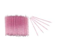Repousse-cuticules jetables, bâtonnets de manucure et pédicure double face x 100 pour les techniques d'ongles professionnelles et les soins individuels des ongles