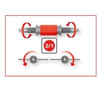 Repousse piston gauche - droite sans coupelle 150.1967 KS TOOLS - 150.1966