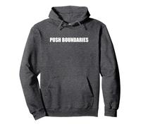 Repousser Les limites Sweat à Capuche, Unisexe pour Adultes, Chiné Foncé, XL