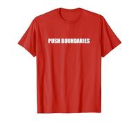 Repousser Les limites T-Shirt, Homme, Rouge, XL