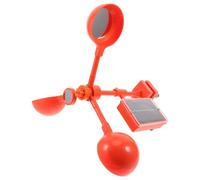 Repousseur D’Oiseaux Solaire Orange pour Jardin et Vergers, Automatique | ABS et Composants Électroniques, Fonctionnement Continu Voix, Usage Extérieur pour Écureuils et Pigeons