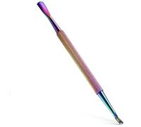 Repoussoir à cuticules, repousse-cuticules à double tête en acier inoxydable, coupe-cuticules, repousse-cuticules, outil pour enlever le vernis à ongles