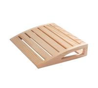 Représentant de cou de sauna en bois - Headrest du hammam, oreiller de confort relaxant | Design ergonomique Support de tête de relaxation profonde, fourniture de spa en bois de ce
