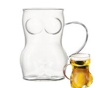 Représentants de verres à bière pour le corps - boissons pour fêtes à thème, tasses sûres de congélateur glacé | Cadeaux pour femmes Fun Fun Collection de verrerie, lave-vaisselle Thème