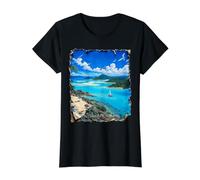 Représentation des ÎLES Whitsunday par #LeoPepeDesign, T-Shirt Graphique avec Valeur