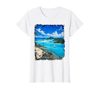 Représentation des ÎLES Whitsunday par #LeoPepeDesign, T-Shirt Graphique avec Valeur