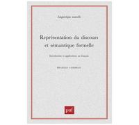 Représentation Du Discours Et Sémantique Formelle