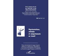 Représentations, attitudes et comportements au travail – L'Harmattan