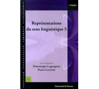 Représentations du Sens Linguistique - 5