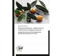 Représentations, réflexivité et sentiments d'appartenance - SHARIAH-M - P.academiques Francophones - broché - Essai