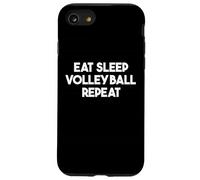 Reprise du Volley-Ball Eat Sleep - Funny Volleyball Coque pour iPhone SE (2020) / 7/8