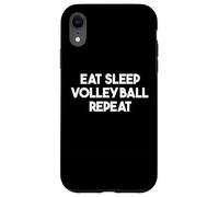 Reprise du Volley-Ball Eat Sleep - Funny Volleyball Coque pour iPhone XR