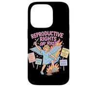 Repro Rights est une ange féministe de la contestation des droits humains Coque pour iPhone 14 Pro