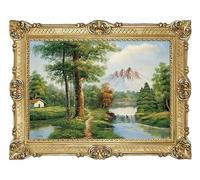 Repro Tableau mural encadré Motif paysage antique 90 x 70 cm
