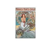 EDITIONS CLOUET Reproduction d'affiche ancienne Monaco 50 x 70 cm G