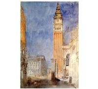 Reproduction d'art Piazzetta Di S. Marco Wiliiam Turner 25 x 30 cm G