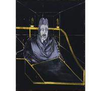 Reproduction d'art sur toile roulée - Francis Bacon - Numéro VII de huit études pour un portrait - 76,2 x 101,6 cm | Couleurs résistantes à la décoloration | Décoration murale unique pour intérieurs