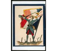 Reproduction d'art sur toile roulée - Vintage - Viva La France - 76,2 x 101,6 cm | Couleurs résistantes à la décoloration | Décoration murale unique pour intérieurs modernes
