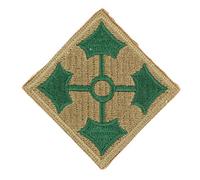 Reproduction de la Seconde Guerre mondiale américaine 4ème division d'infanterie