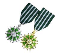 Reproduction des insignes d'art et de littérature française Médaille commémorative Médaille d'officier Chevalier(Yellow)