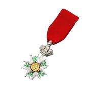 Reproduction des insignes de la médaille de la Légion d'honneur de l'empereur français Napoléon, épingles d'insigne de l'ordre des Chevaliers supérieurs(Green)
