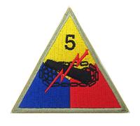 Reproduction du patch de la Seconde Guerre Mondiale américaine 5ème division
