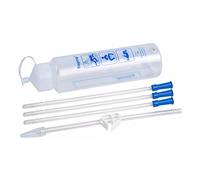 Reprop | Kit Basic Lavement Intestinal - Solution Naturelle Constipation avec Flacon 750ml et 3 Sondes Rectales Médicales