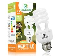 REPTI HOME Lampe UVA UVB pour Reptiles 13W 10.0, Terrarium Lampe Fluorescente Compacte pour Tortues, Ampoule UVB pour Tortues, Caméléons,Dragon Barbu