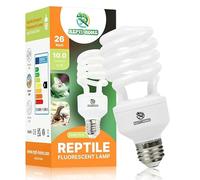 REPTI HOME Lampe UVA UVB pour Reptiles 26W 10.0, Terrarium Lampe Fluorescente Compacte pour Tortues, Ampoule UVB pour Tortues, Caméléons, Dragon Barbu