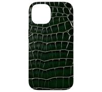 Reptile Alligator Lézard Crocodile Serpent Peau Verte Coque pour iPhone 14